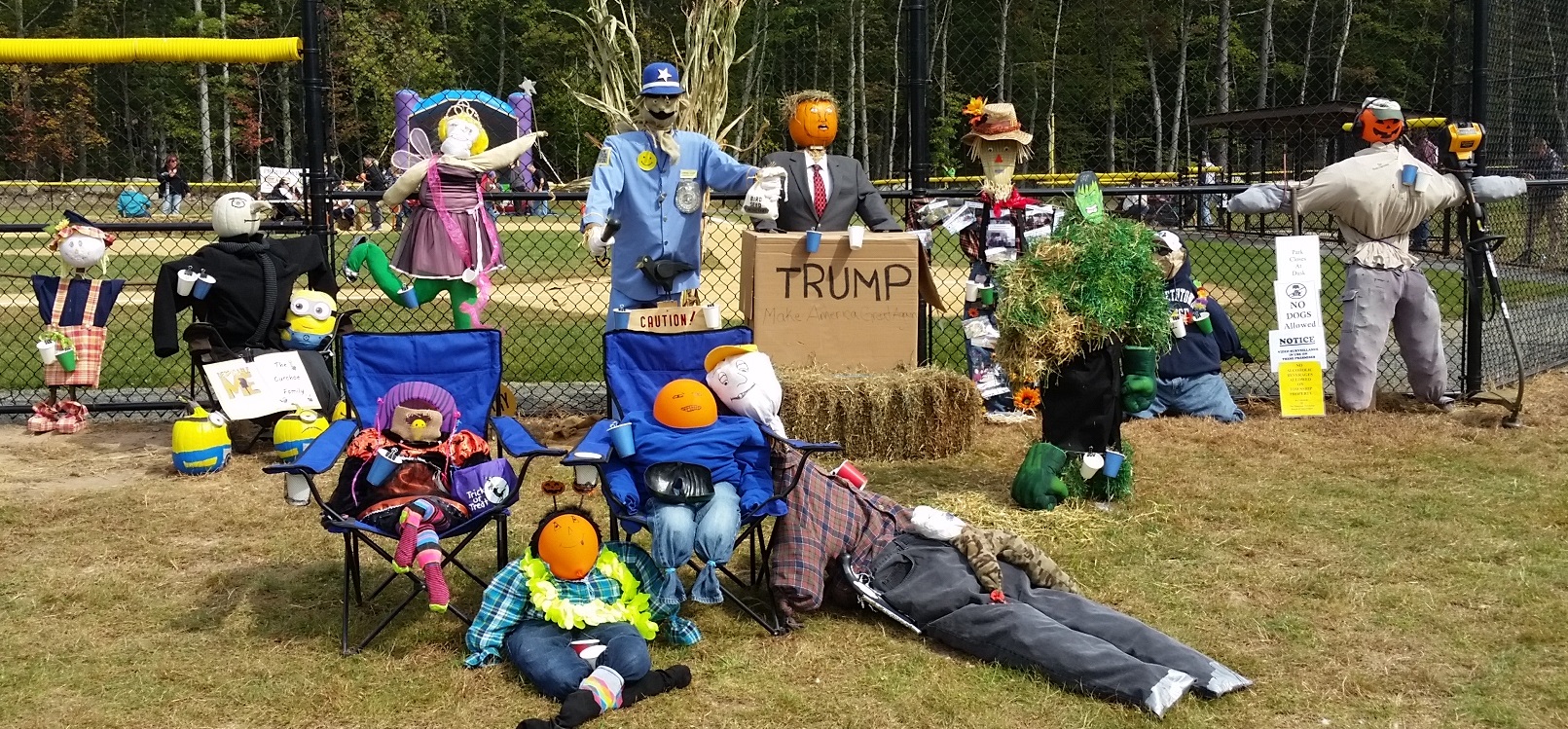 Scarecrows in the Park 2015